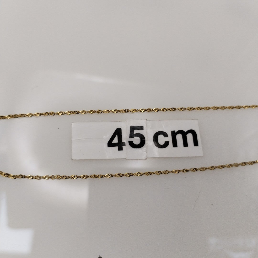 CADENA, DIJE ORO 10 K 2.1 GRMS (SEMINUEVO)