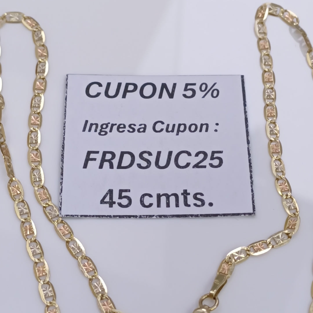 CADENA, DIJE ORO 14 K 4.1 GRMS (SEMINUEVO)