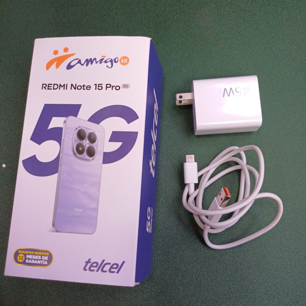 CELULAR XIAOMI REDMI NOTE 15 PRO 5G 25080RABDG (2026) 512 GB 8 GB RAM (SEMINUEVO)