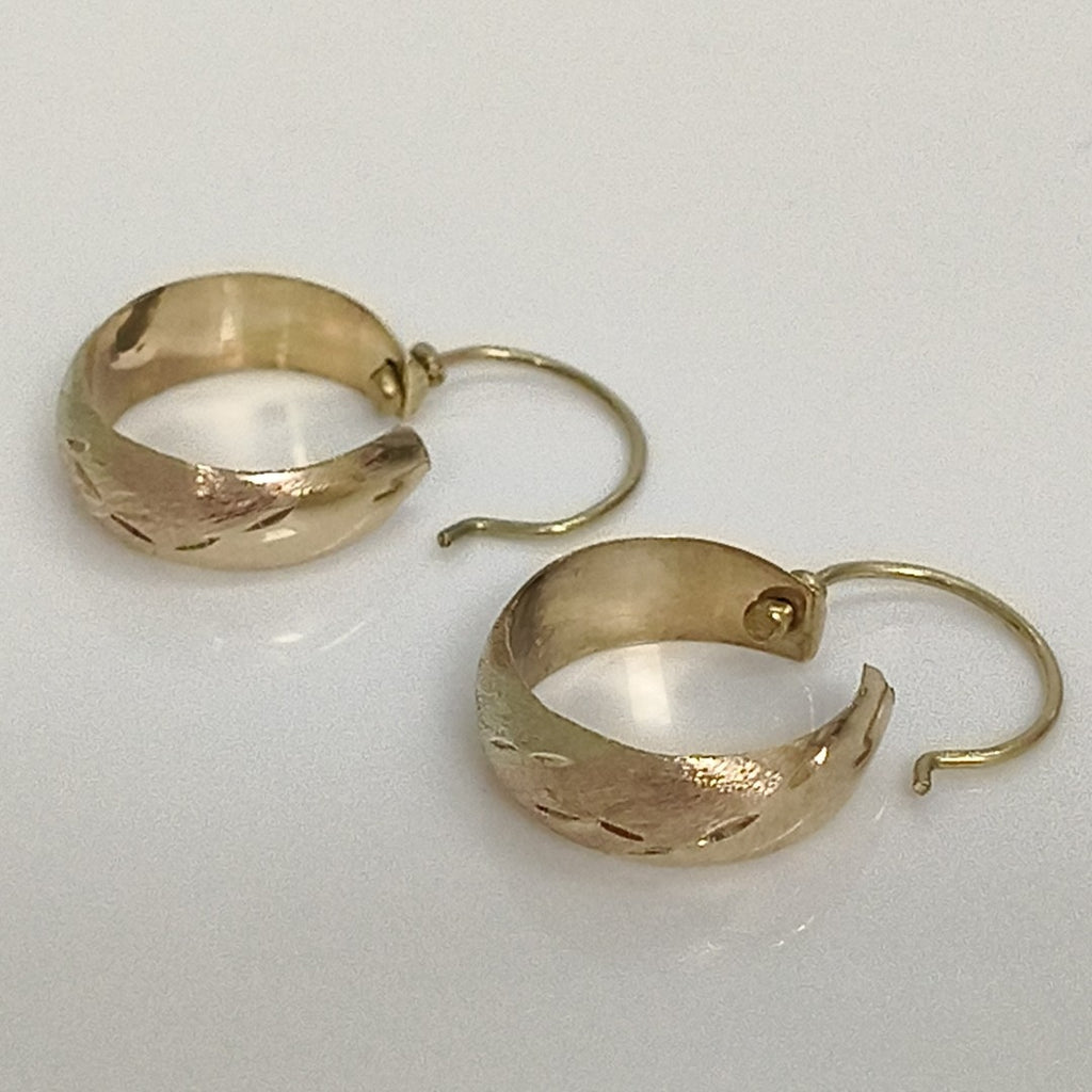 ARRACADAS PAR ORO 8 K 1,60 GRMS (SEMINUEVO)