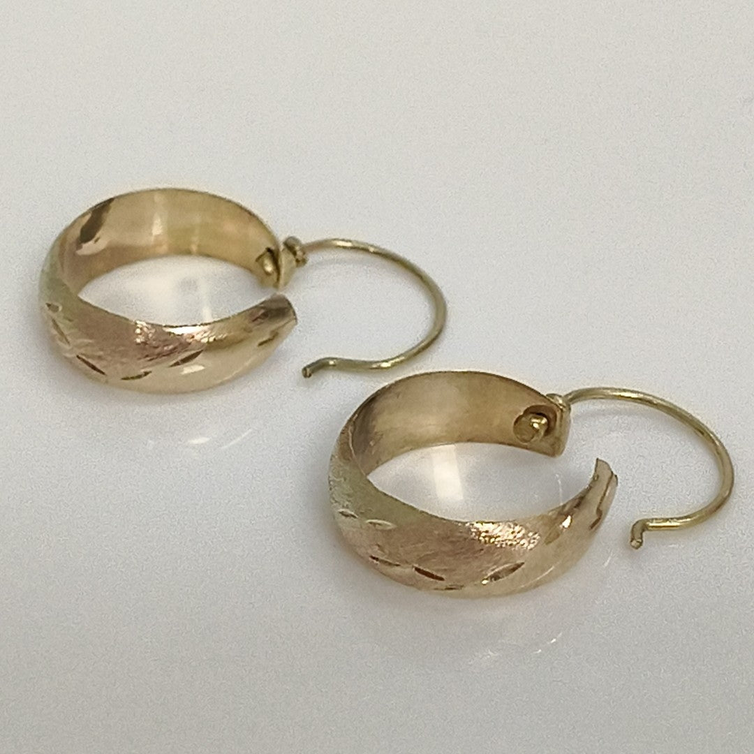 ARRACADAS PAR ORO 8 K 1,60 GRMS (SEMINUEVO)