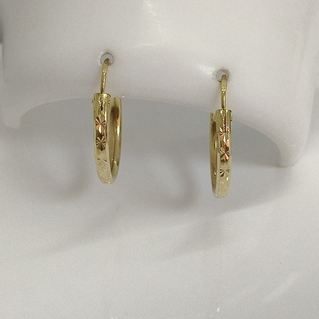 ARRACADAS PAR ORO 14 K 2,20 GRMS (SEMINUEVO)