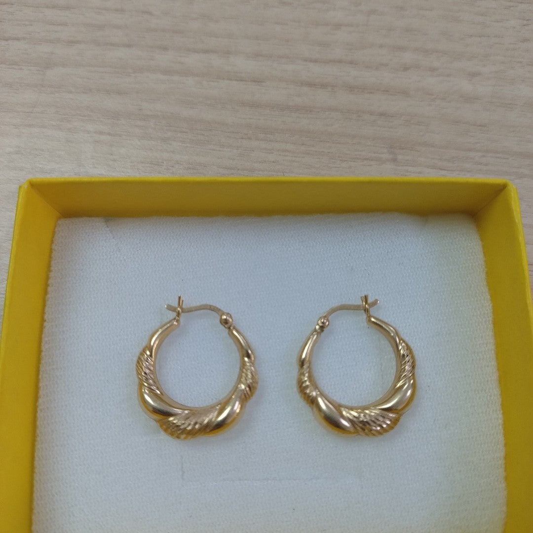 ARRACADAS PAR ORO 14 K 2,50 GRMS (SEMINUEVO)