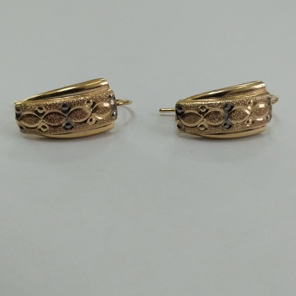 ARETES PAR ORO 14 K 3 GRMS (SEMINUEVO)