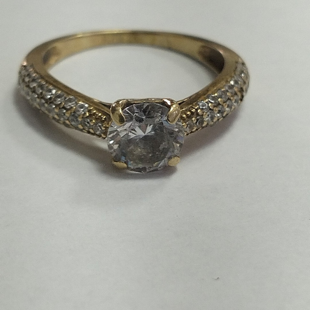 ANILLITO,SOLITARIO ORO 14 K 2,20 GRMS (SEMINUEVO)