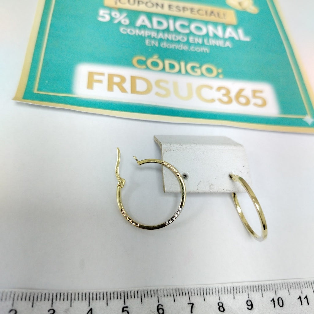 ARRACADAS ORO 14K 1.4 (NUEVO)