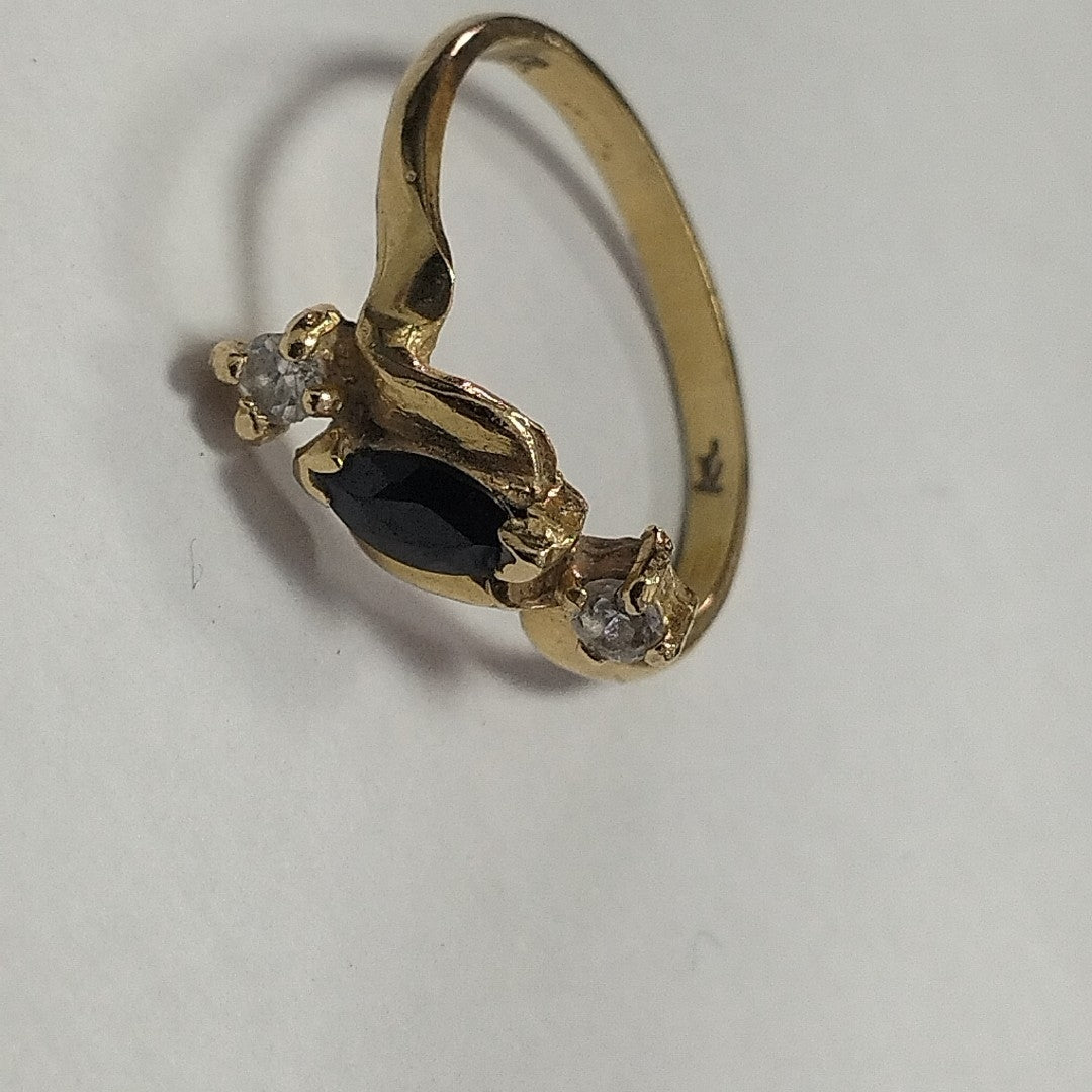 ANILLITO, SOLITARIO ORO 14 K 2.3 GRMS (SEMINUEVO)