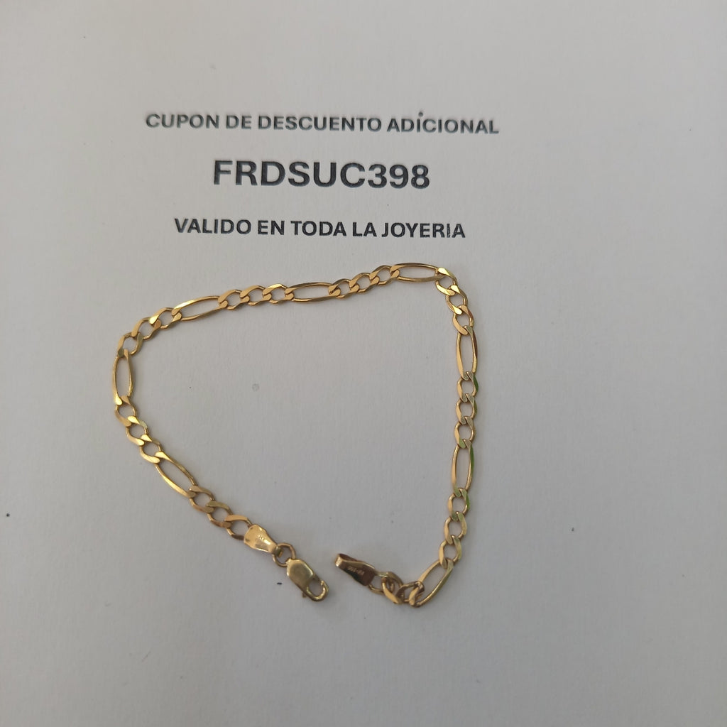 PULSERA ORO 14 K 2.7 GRMS (SEMINUEVO)