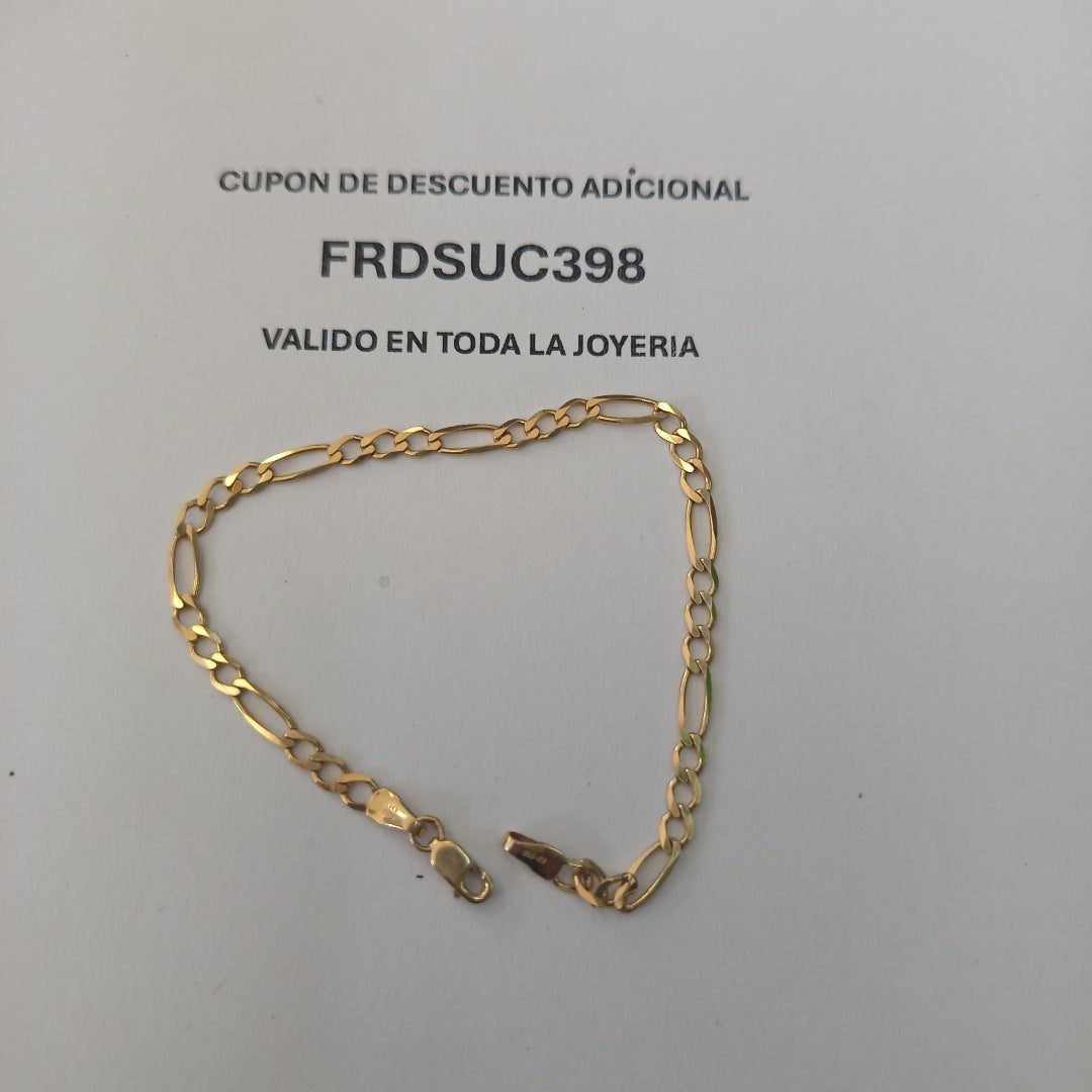 PULSERA ORO 14 K 2.7 GRMS (SEMINUEVO)