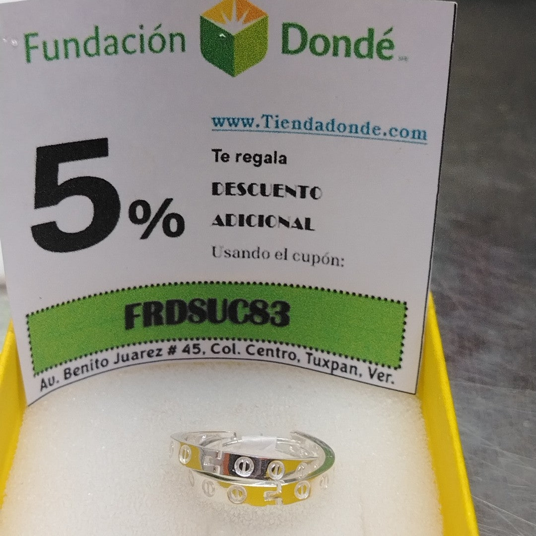 ARETES ARRACADAS FIG TORNILLOS PLATA .925 2.63 GR (NUEVO)