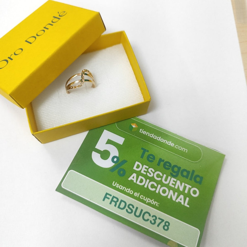 ANILLOS DAMA ORO 14K 2.3 (NUEVO)