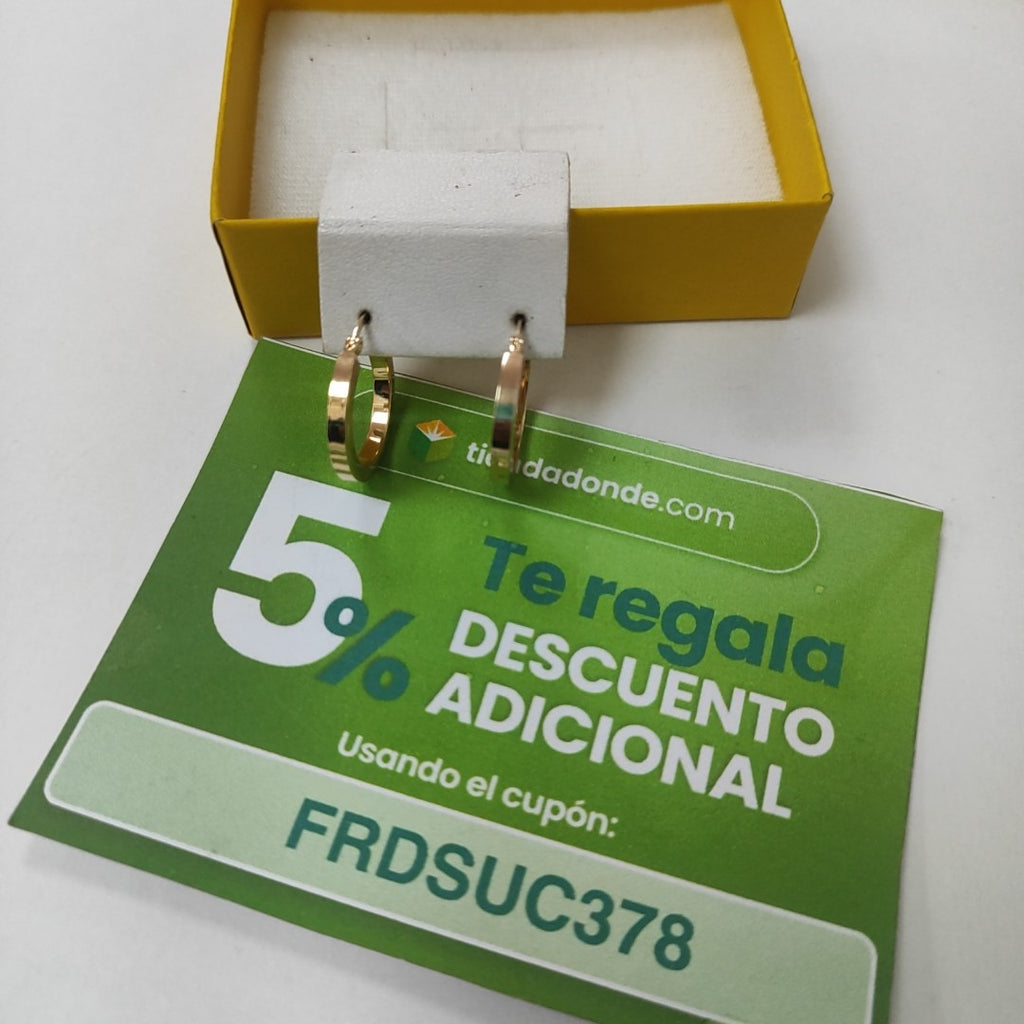 ARRACADAS ORO 10K 1.7 (NUEVO)
