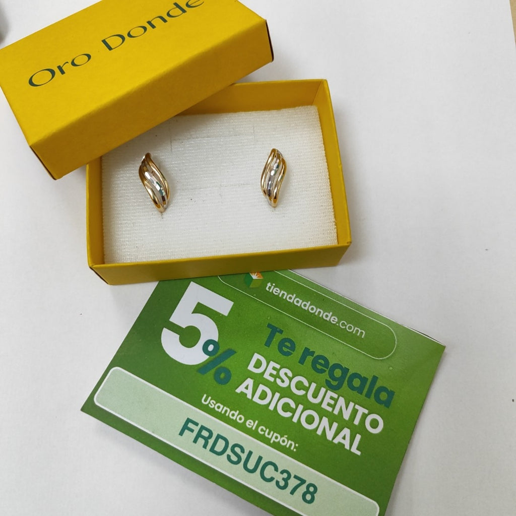 ARRACADAS ORO 10K 1.8 (NUEVO)