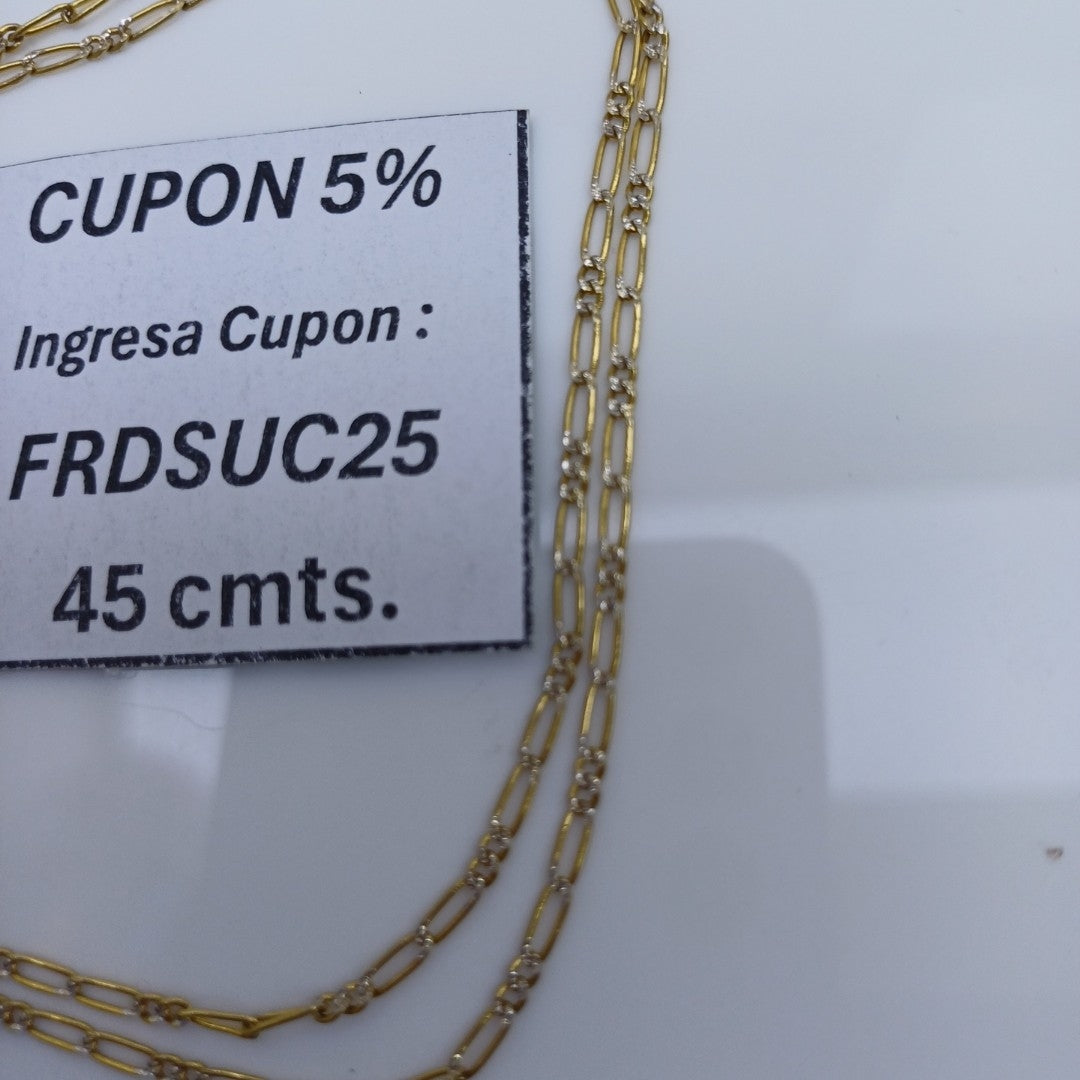 CADENA ORO 14 K 3 GRMS (SEMINUEVO)