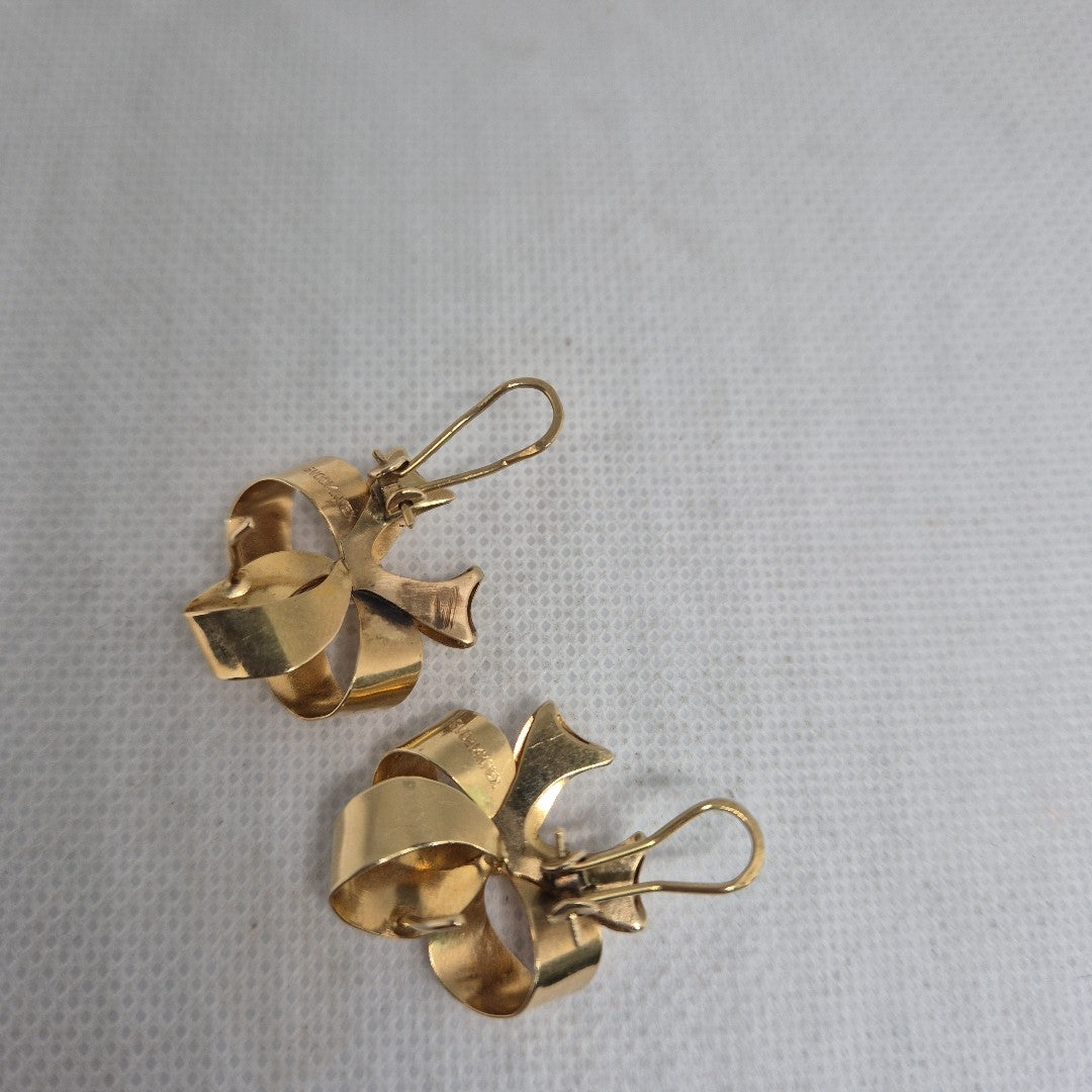 ARETES PAR ORO 14 K 6 GRMS (SEMINUEVO)