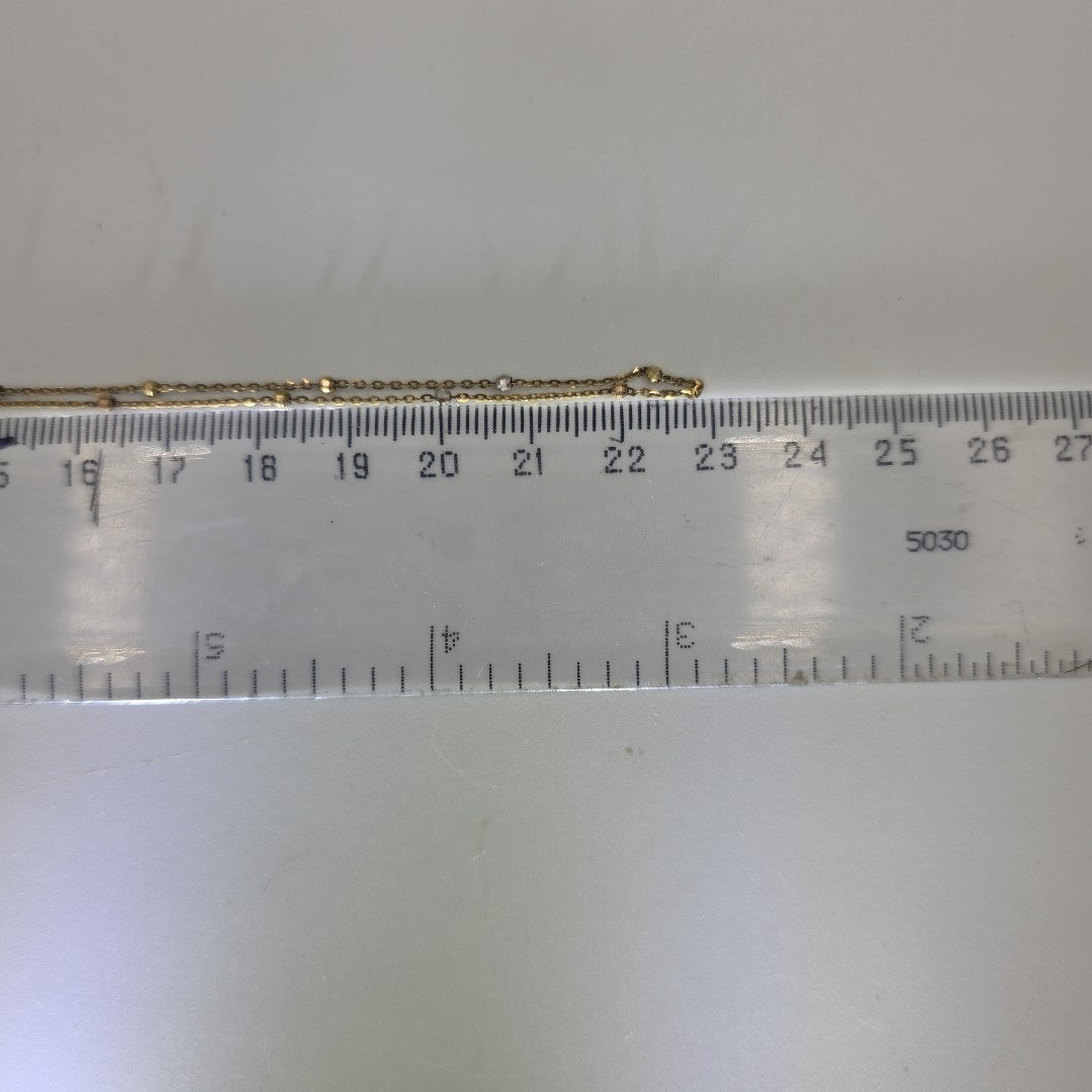 CADENA ORO, ORO COMBINADO 14 K 1.5 GRMS (SEMINUEVO)