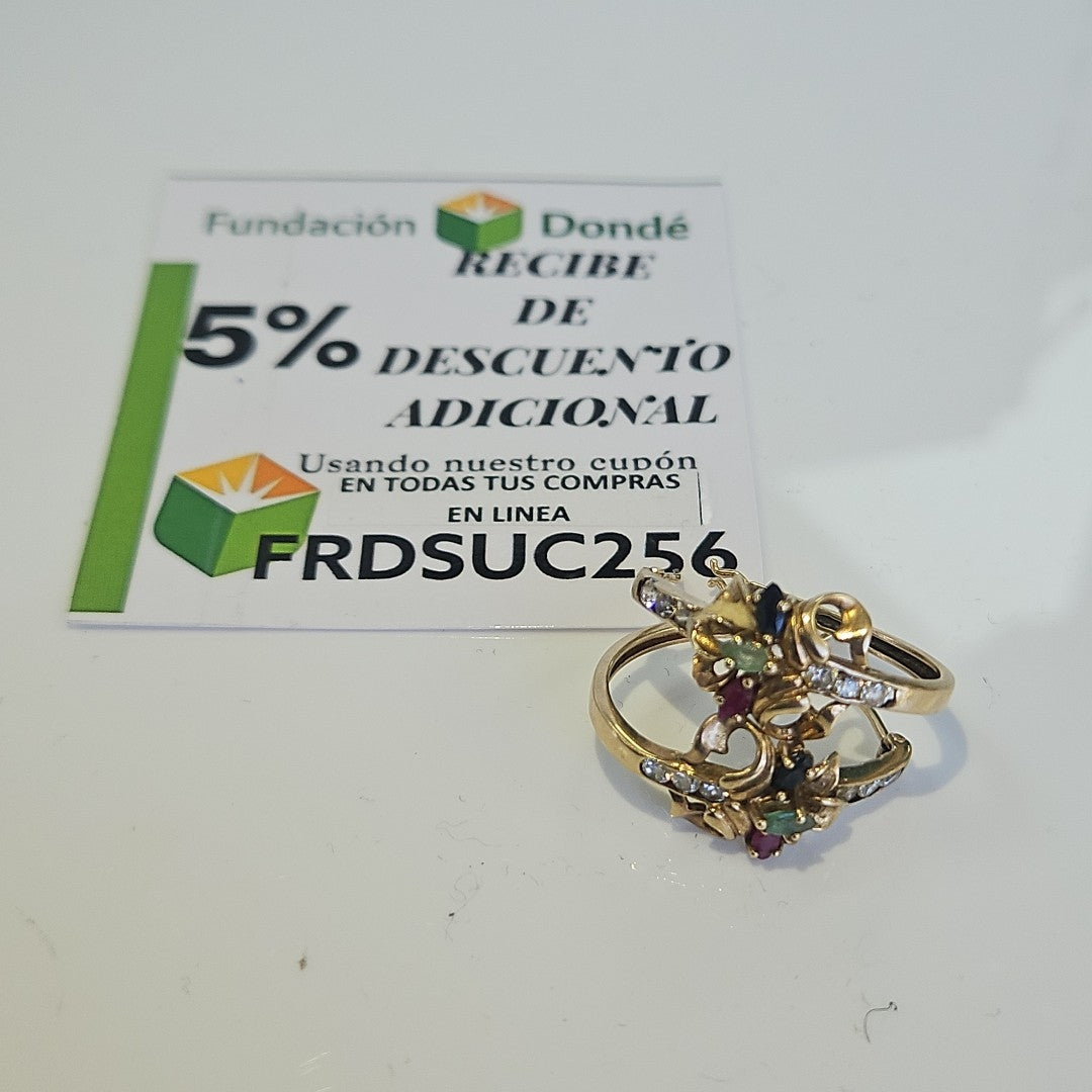 ARETES PAR ORO 8 K 4.3 GRMS (SEMINUEVO)