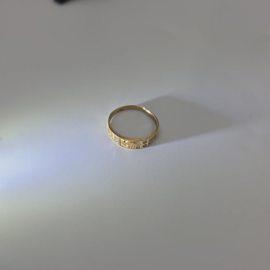 ARGOLLA DE LA SUERTE ORO 14 K 1.8 GRMS (SEMINUEVO)