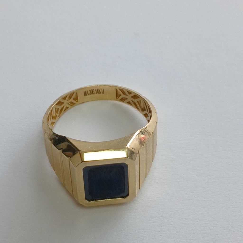 ANILLOS CABALLERO ORO 14K 5.6 (NUEVO)