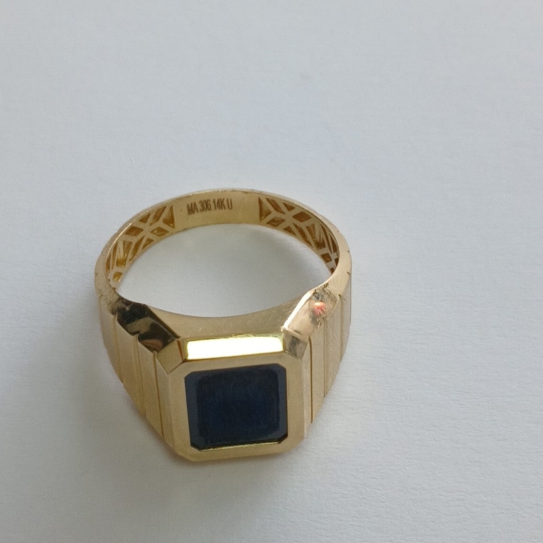 ANILLOS CABALLERO ORO 14K 5.6 (NUEVO)