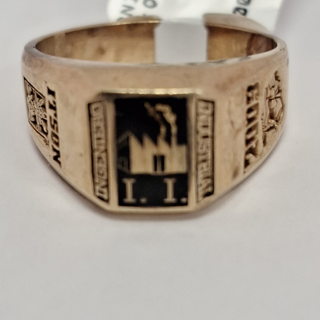ANILLO DE GRADUACIÓN ORO 8 K 8.4 GRMS (SEMINUEVO)