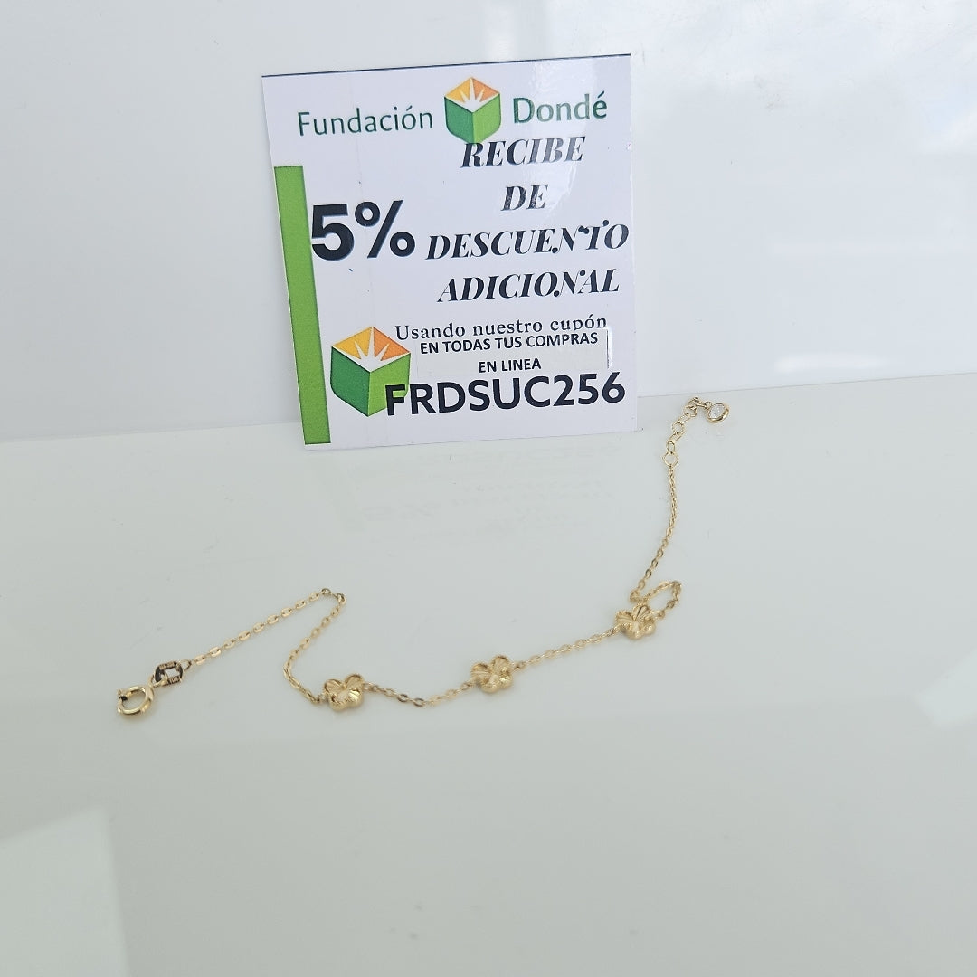 PULSERAS DAMA ORO 14K 1.5 (NUEVO)