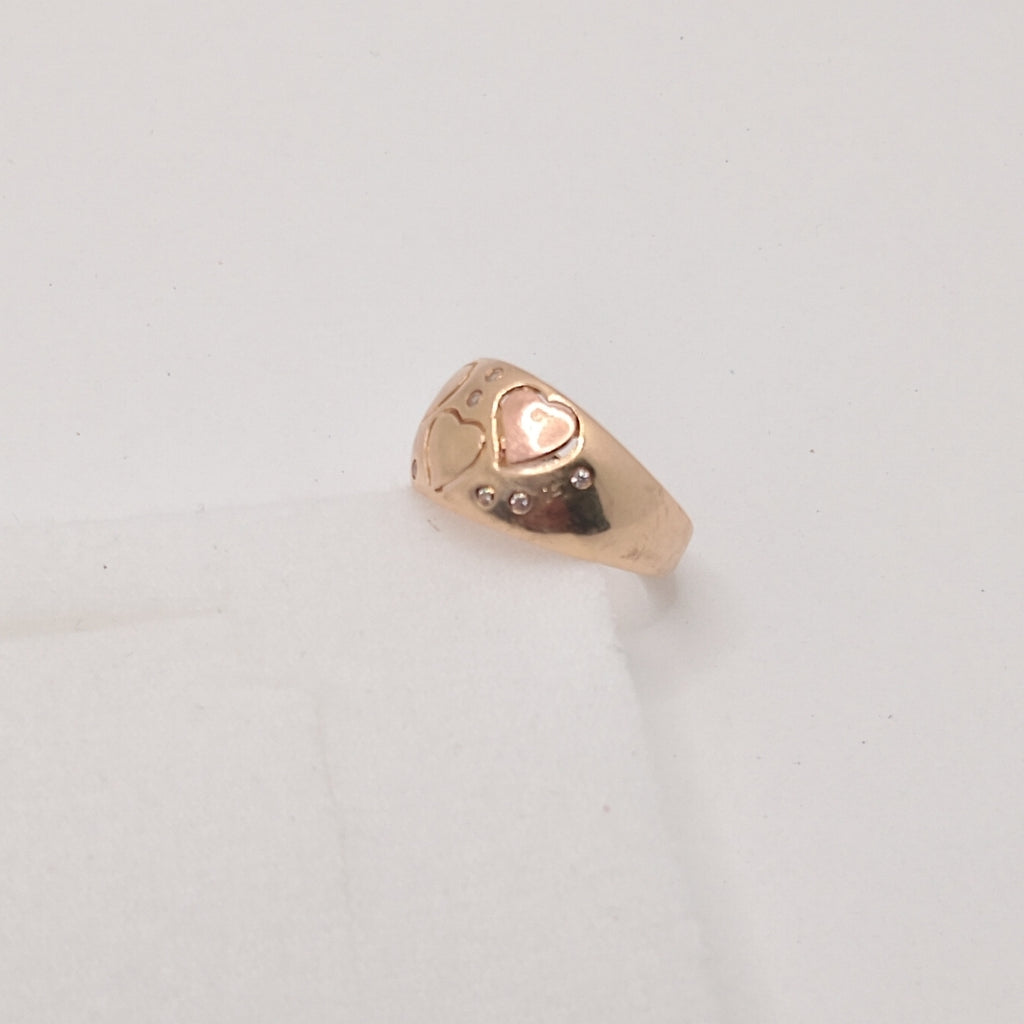 ANILLO ORO,RODIADO 10 K 3,00 GRMS (SEMINUEVO)
