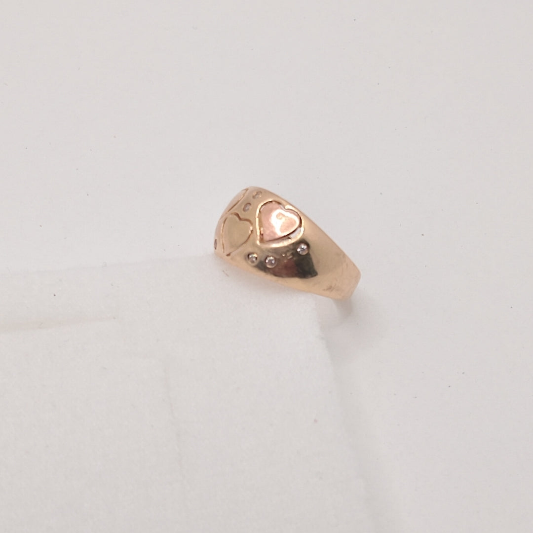 ANILLO ORO,RODIADO 10 K 3,00 GRMS (SEMINUEVO)