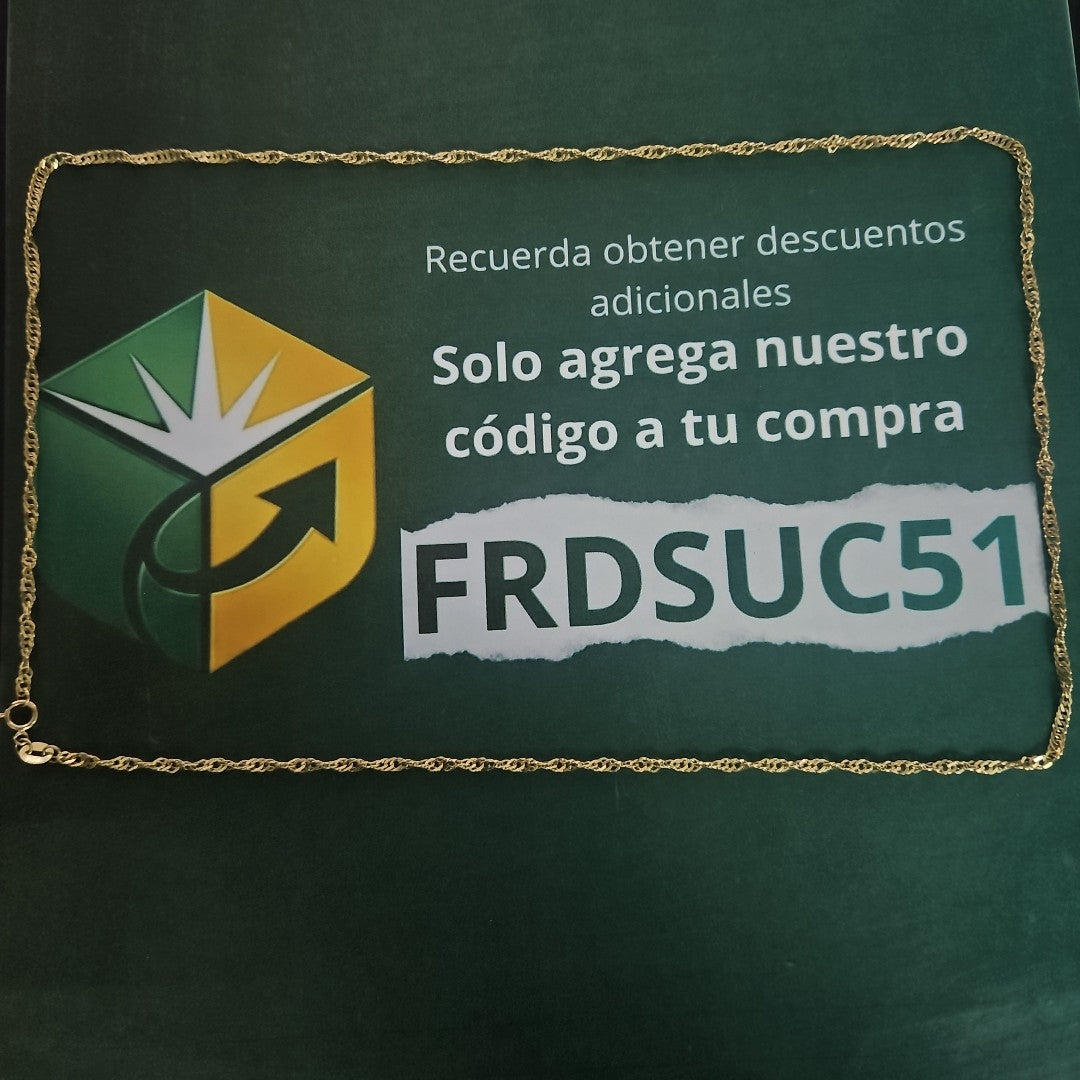 CADENA ORO 10 K 4.5 GRMS (SEMINUEVO)