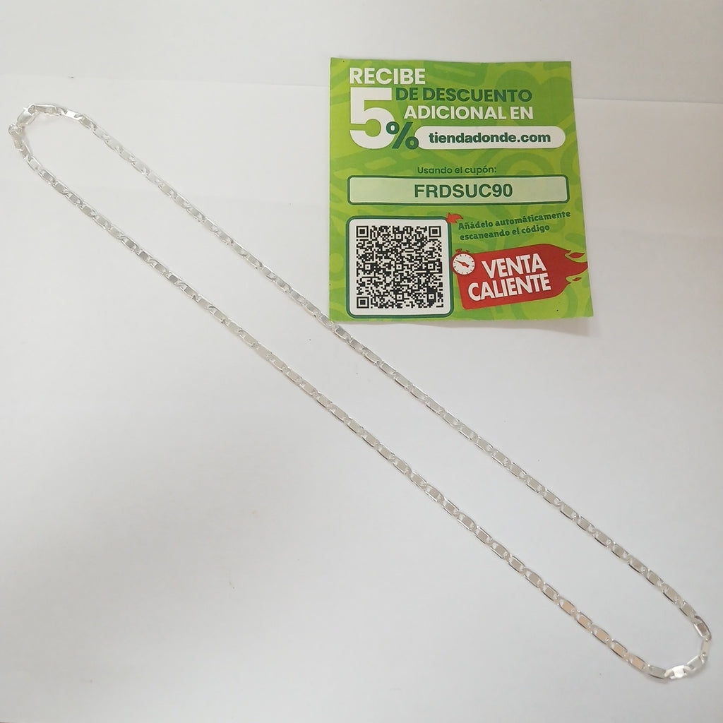 CADENA GUCHI PLATA .925 60 CM 10.53 GR (NUEVO)