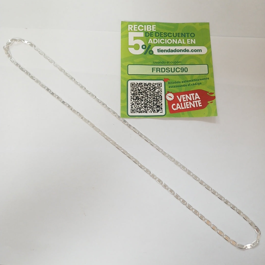 CADENA GUCHI PLATA .925 60 CM 10.53 GR (NUEVO)