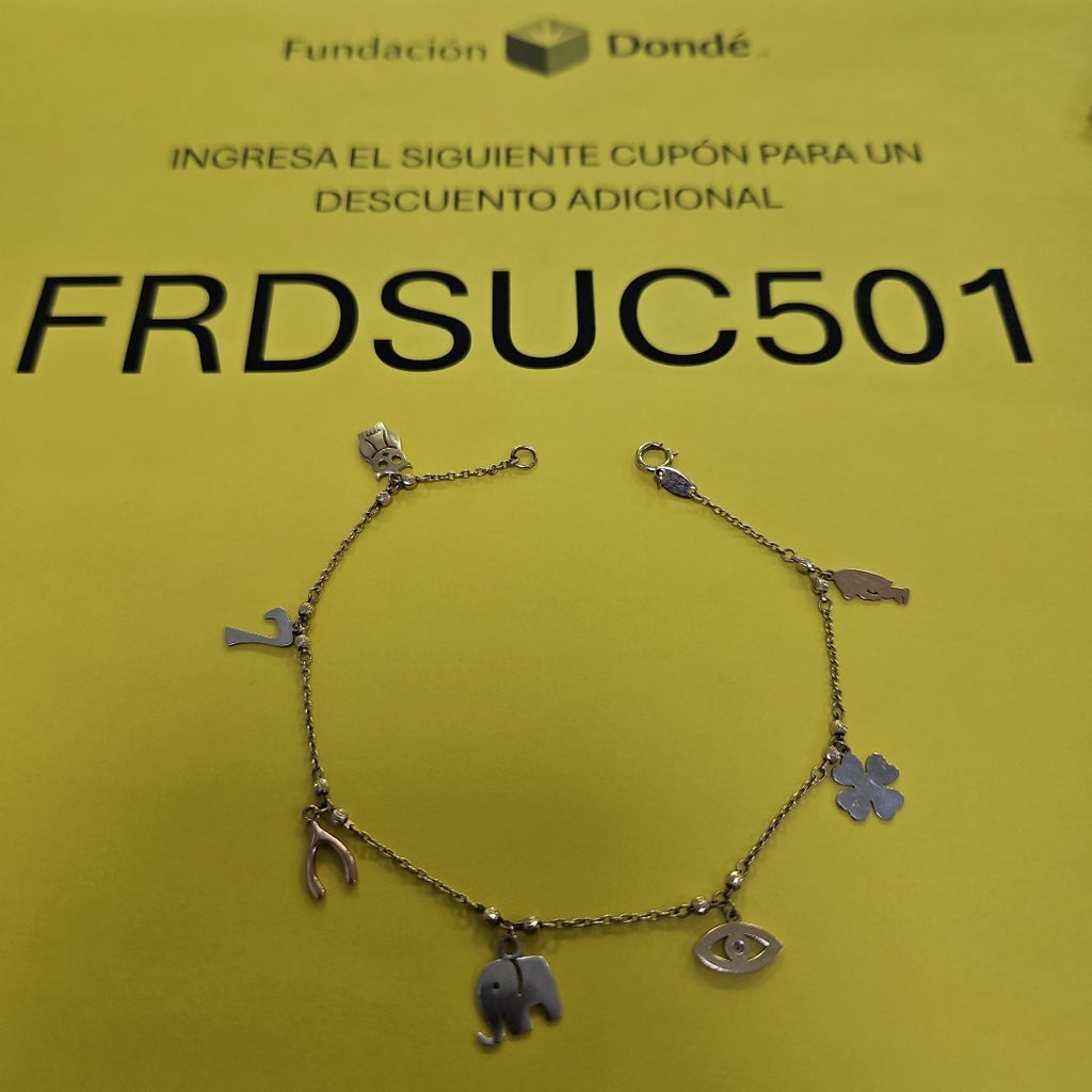 PULSERA ORO 14 K 2.7 GRMS (SEMINUEVO)