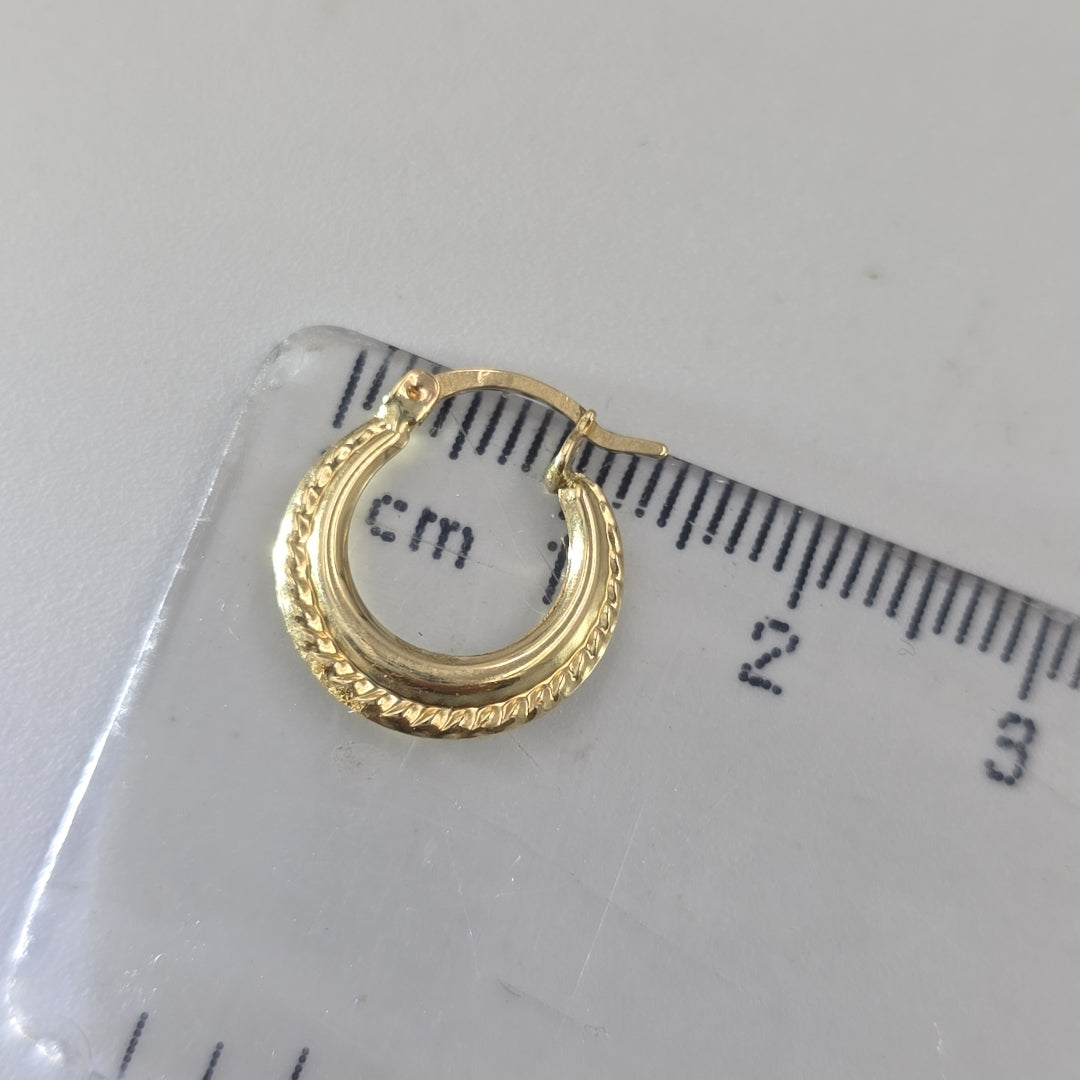 ARRACADAS ORO 14K 0.7 (NUEVO)