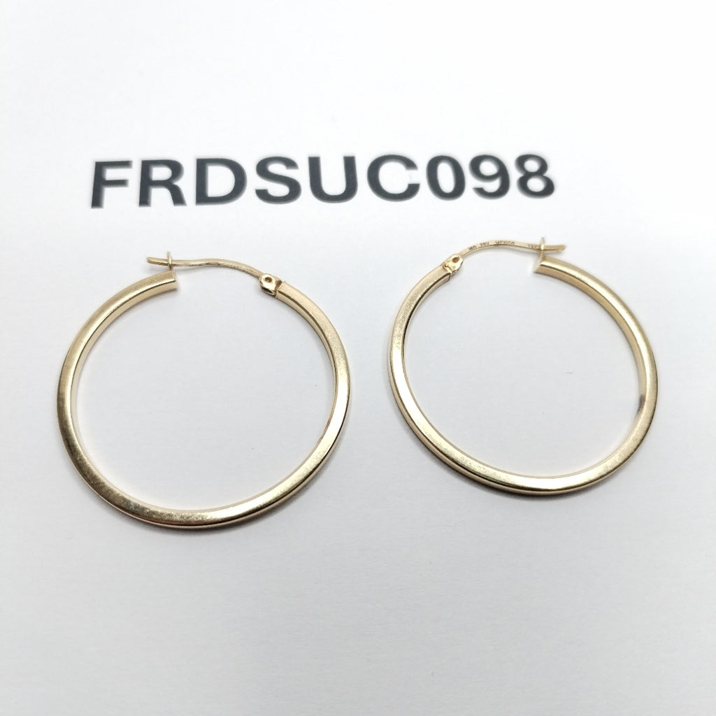 ARRACADAS PAR ORO 14 K 3.7 GRMS (SEMINUEVO)