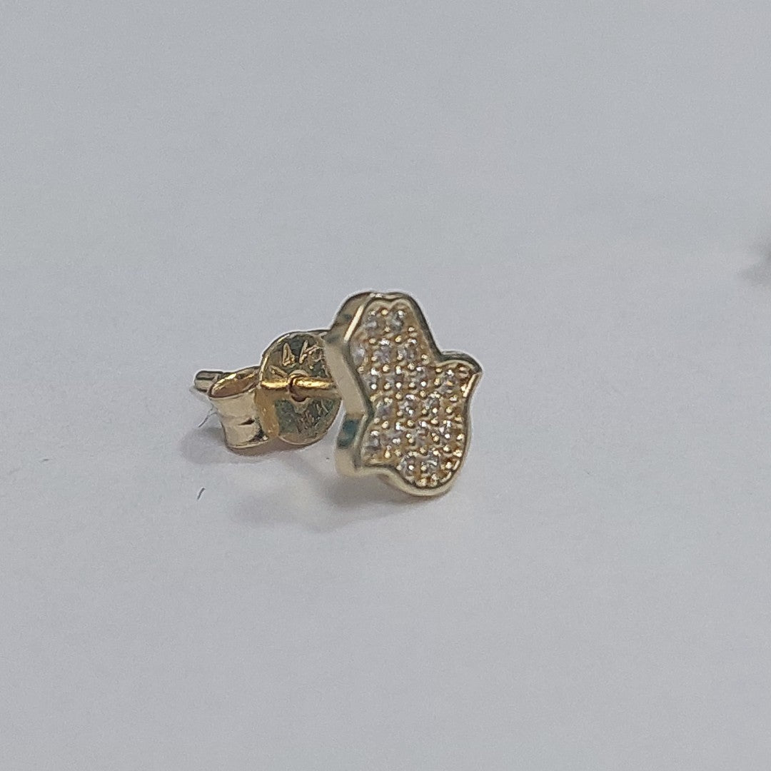 BROQUELES ORO 14K 1.4 (NUEVO)