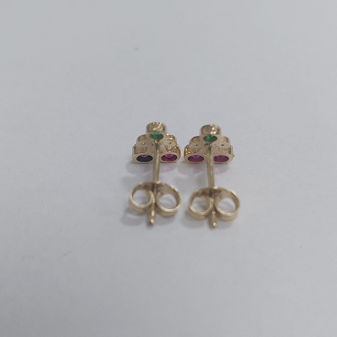 BROQUELES ORO 14K 1.1 (NUEVO)