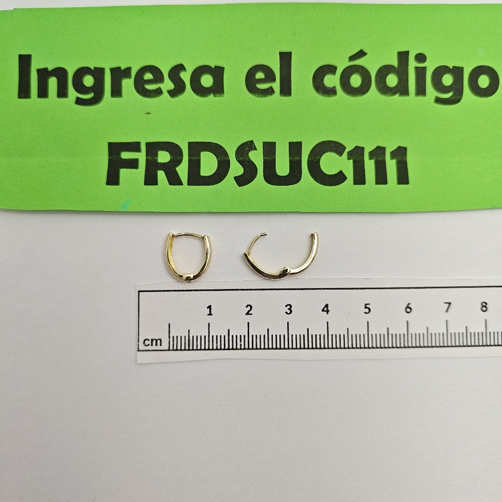 HUGGIES ORO 14K 1.1 (NUEVO)