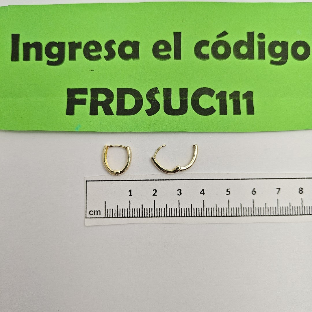 HUGGIES ORO 14K 1.1 (NUEVO)