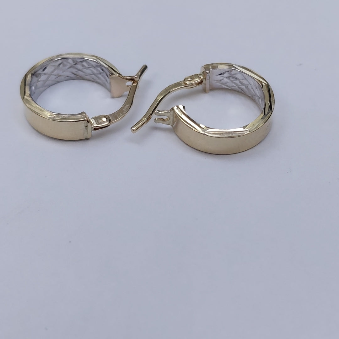 ARRACADAS ORO 14K 1.5 (NUEVO)