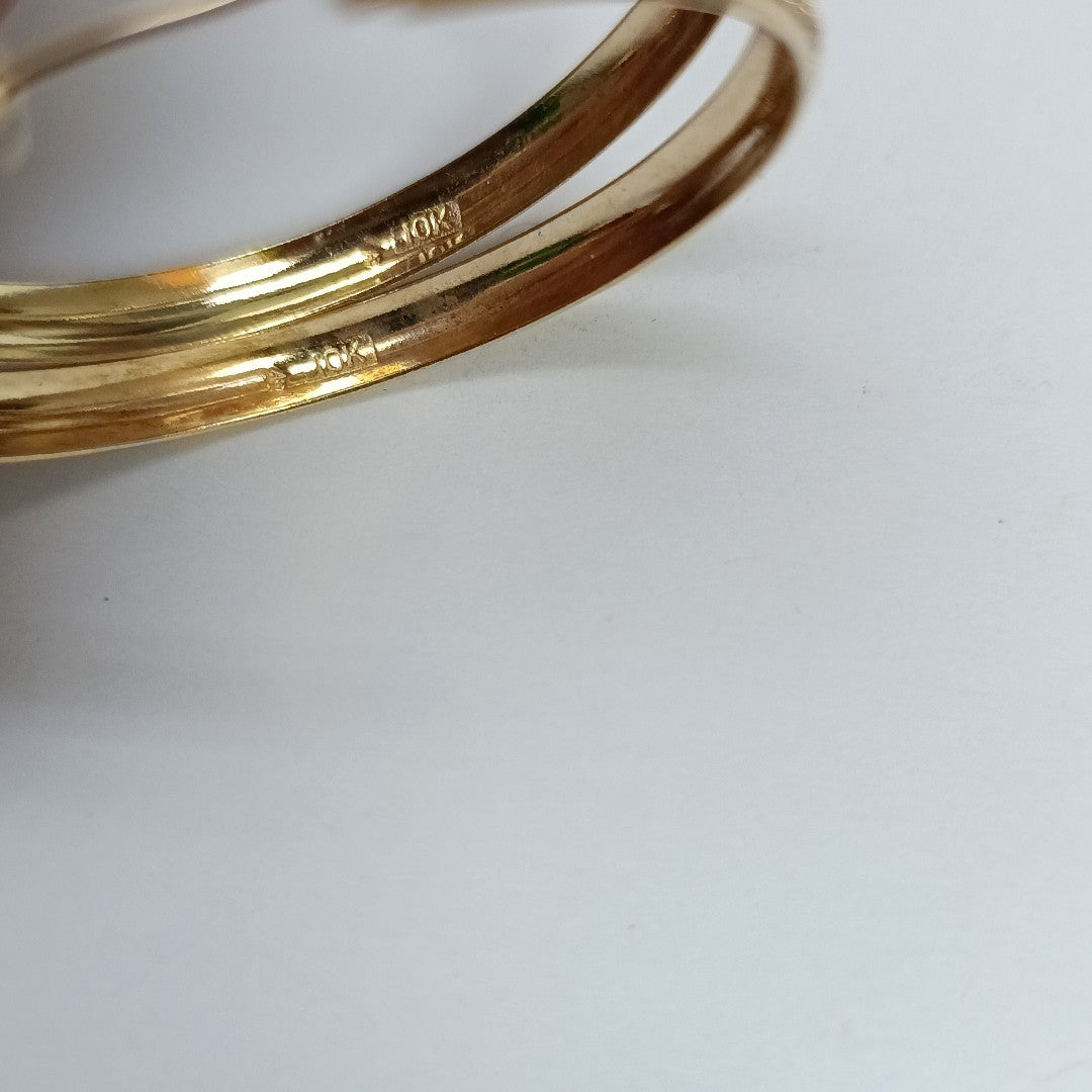 ARRACADAS PAR ORO 10 K 5.2 GRMS (SEMINUEVO)