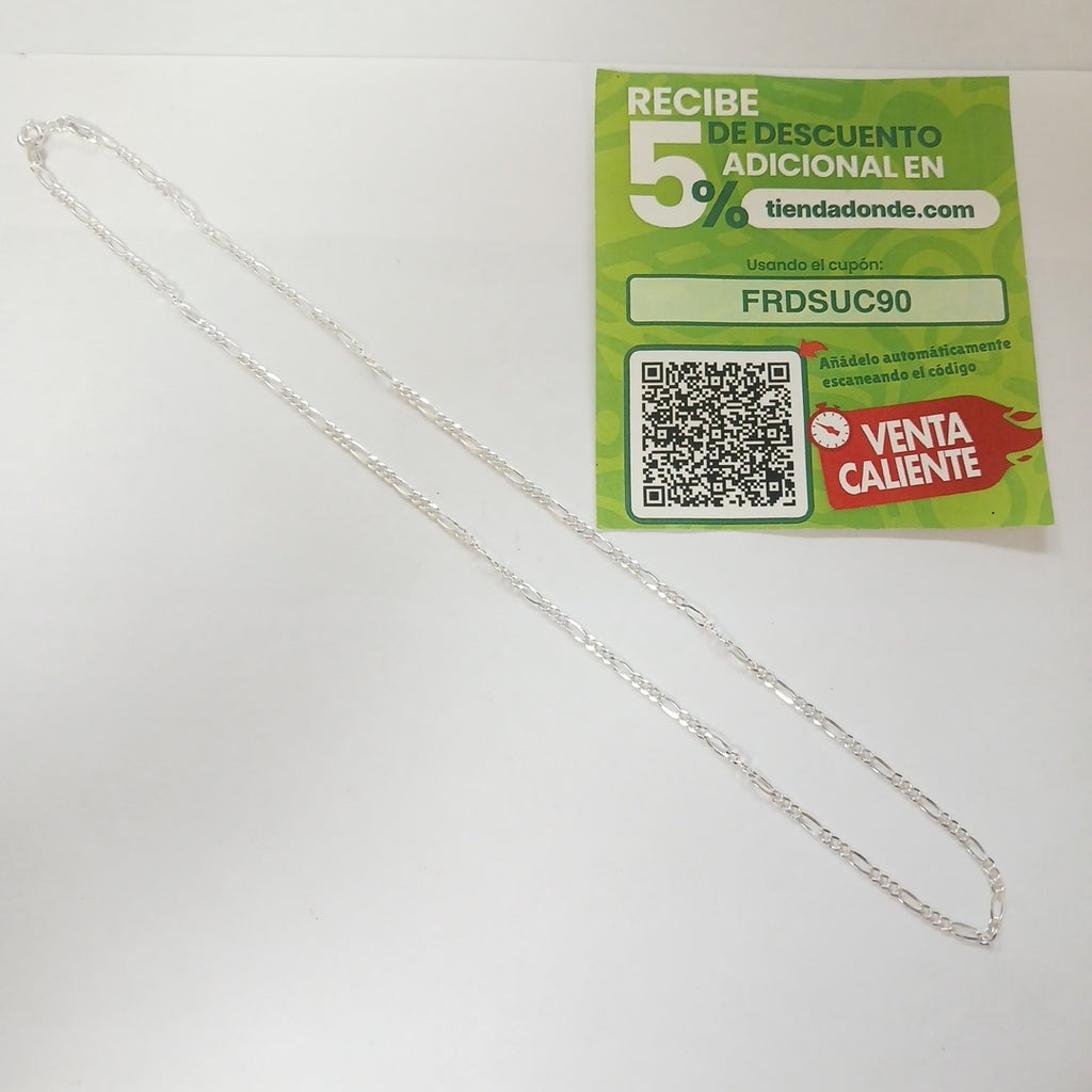 CADENA 3X1 PLATA .925 50 CM 4.22 GR (NUEVO)