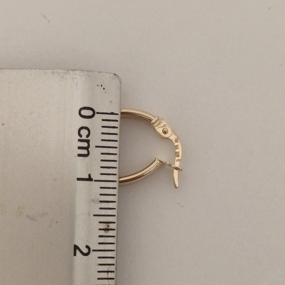 ARRACADAS ORO 14K 1.5 (NUEVO)