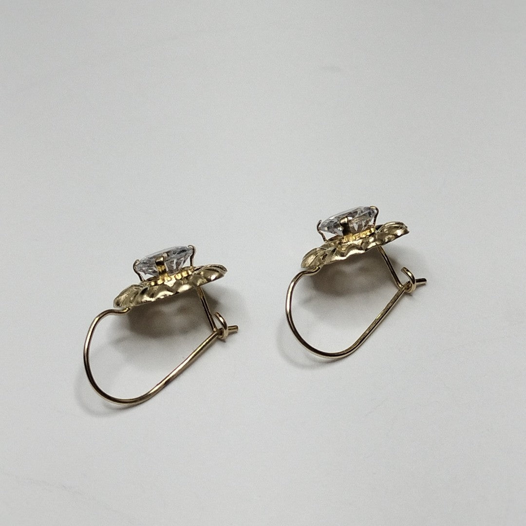 ARETES PAR ORO 10 K 1 GRMS (SEMINUEVO)