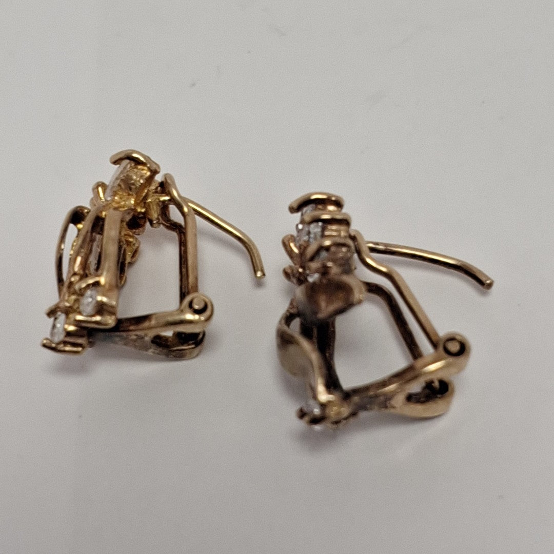 ARETES PAR ORO 10 K 3.6 GRMS (SEMINUEVO)