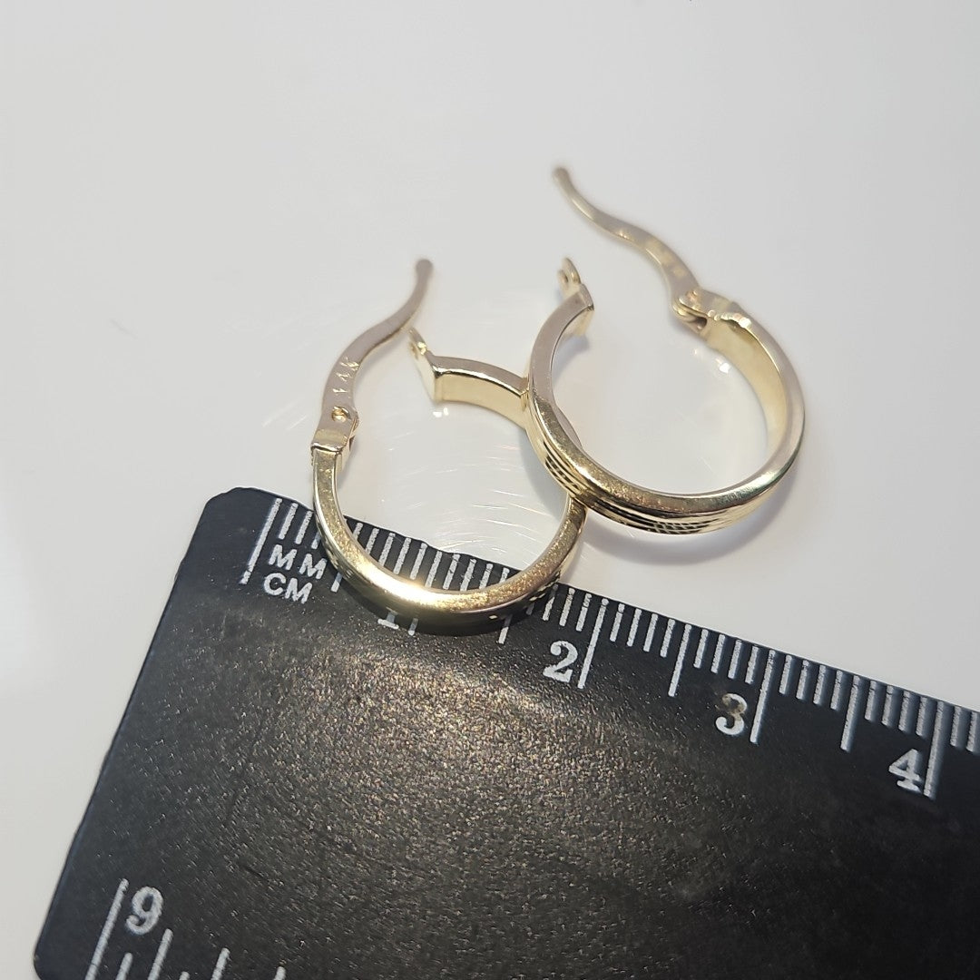 ARRACADAS ORO 14K 1.4 (NUEVO)