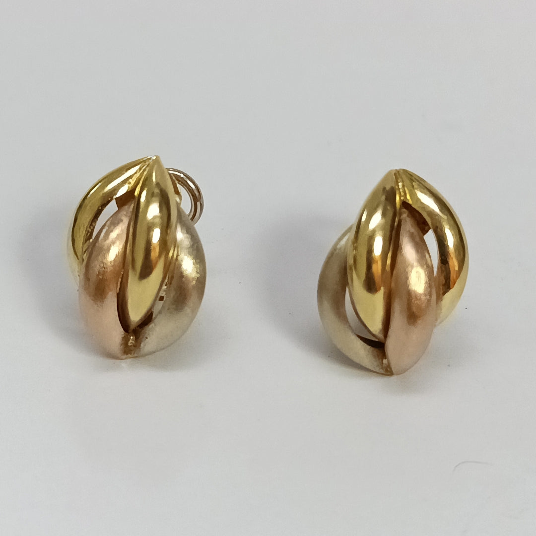 ARETES PAR ORO 14 K 5.3 GRMS (SEMINUEVO)