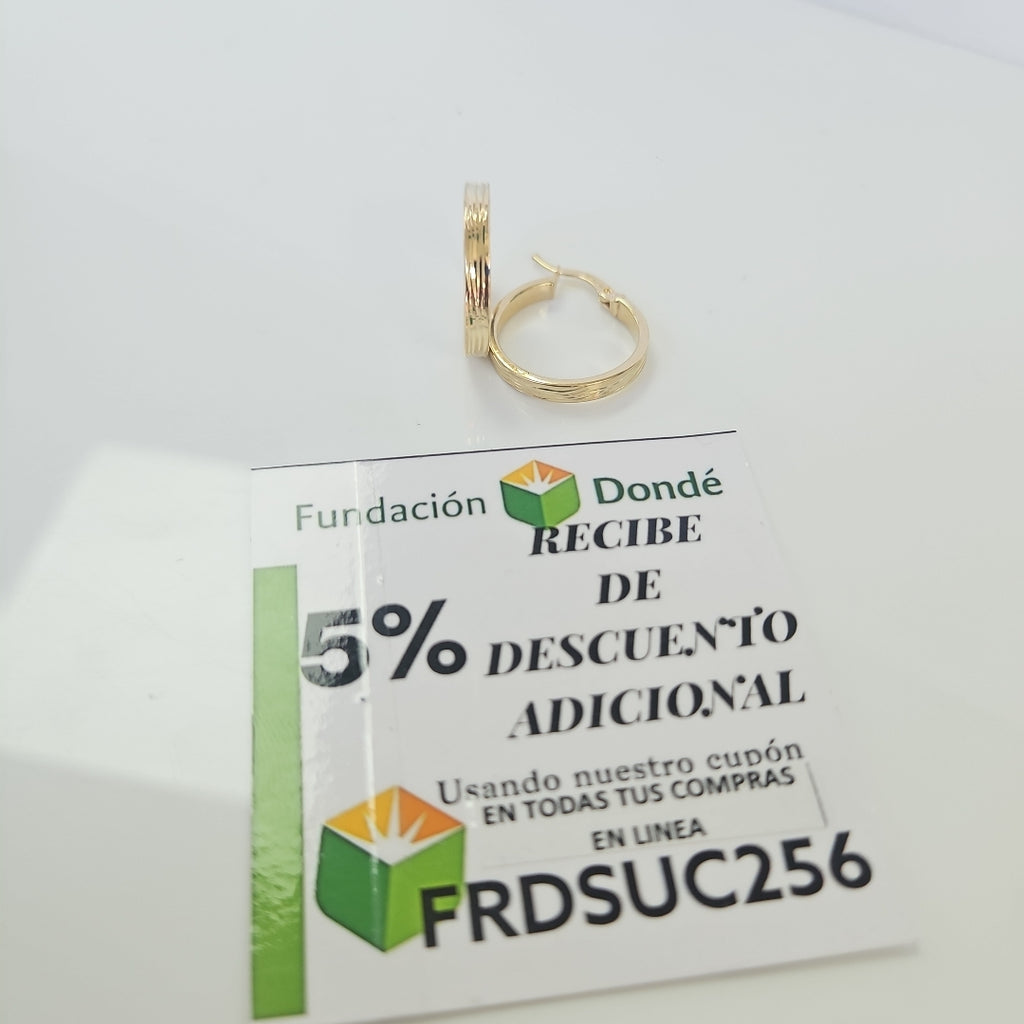 ARRACADAS ORO 14K 1.7 (NUEVO)