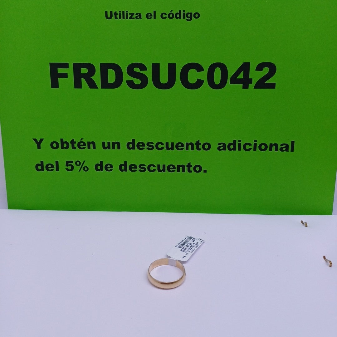 ARGOLLA ORO 14 K 3.5 GRMS (SEMINUEVO)