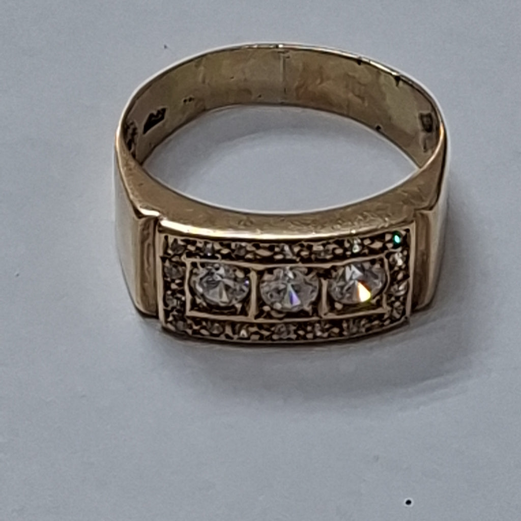 ANILLO ORO 14 K 4.3 GRMS (SEMINUEVO)