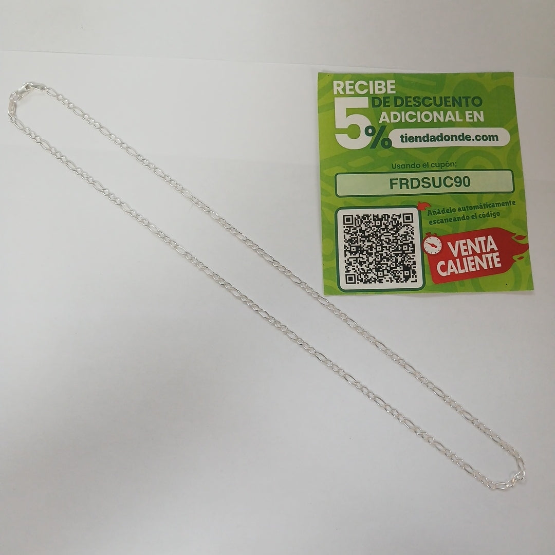 CADENA 3X1 PLATA .925 55 CM 4.33 GR (NUEVO)
